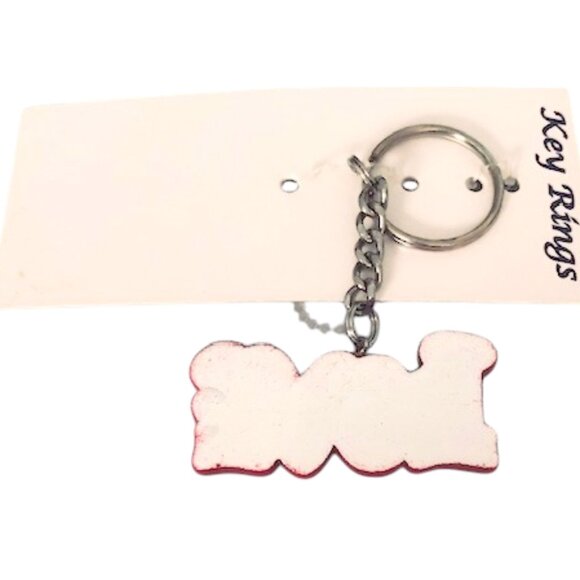 “LOVE” Resin Key Ring - Picture 2 of 4